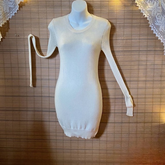 ORGANIC John Patrick sweater dress. Push-up sleeves, ribbed back - Picture 3 of 16